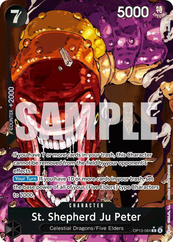 St. Shepherd Ju Peter (Alternate Art) OP13-084 - Carrying on His Will - Foil