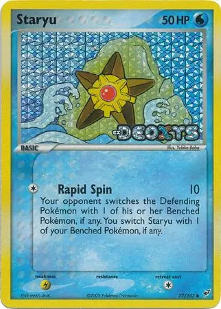 Staryu 77/107 - EX Deoxys - Reverse Holofoil