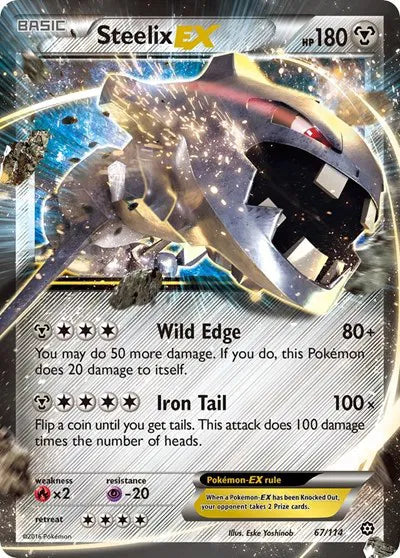 Steelix EX 67/114 - Steam Siege - Holofoil