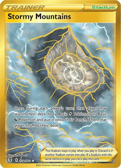 Stormy Mountains 232/203 - Evolving Skies - Holofoil