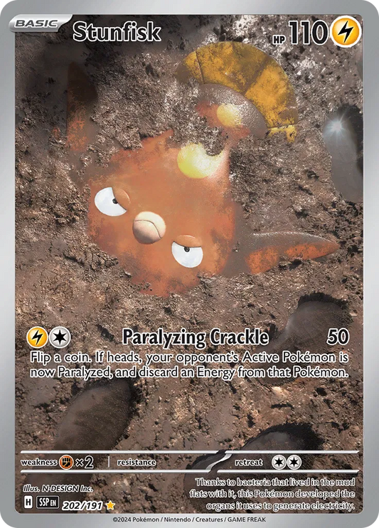 Stunfisk 202/191 - Surging Sparks - Holofoil
