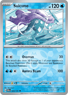 Suicune 024/131 - Prismatic Evolutions - Master Ball Pattern