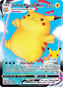 Surfing Pikachu VMAX 009/025 - Celebrations - Holofoil