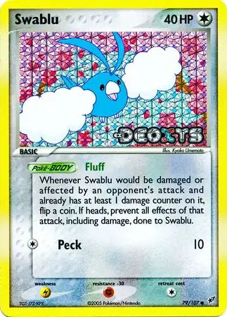 Swablu 79/107 - EX Deoxys - Reverse Holofoil