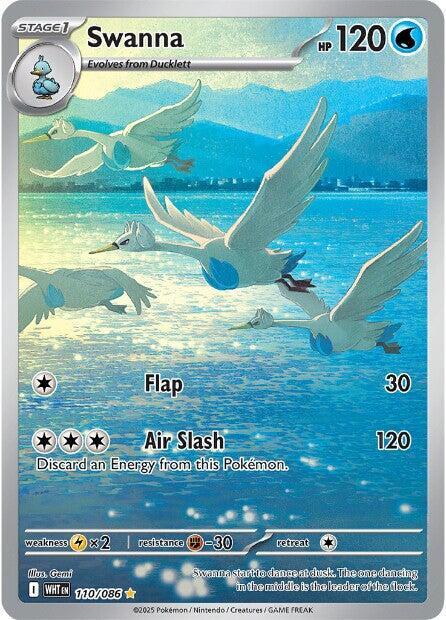 Swanna 110/086 – White Flare – Holofoil