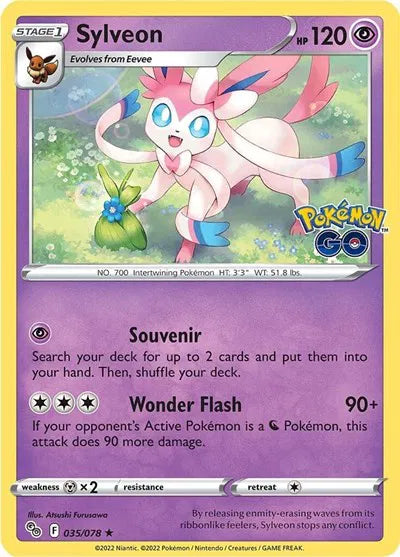 Sylveon 035/078 - Pokemon Go - Holofoil