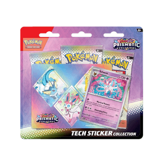 Pokémon Prismatic Evolutions: Sylveon Tech Sticker Collection
