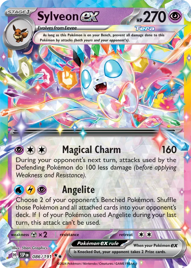 Sylveon ex 086/191 - Surging Sparks - Holofoil