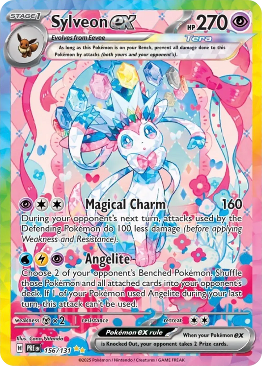 Sylveon ex 156/131 – Prismatic Evolutions – Holofoil