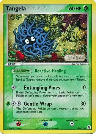 Tangela 44/92 - EX Legend Maker - Reverse Holofoil
