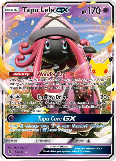 Tapu Lele GX 60/145 - Celebrations: Classic Collection - Holofoil