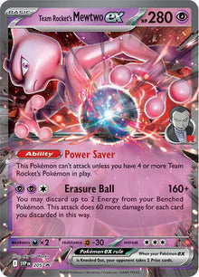 Team Rocket's Mewtwo ex 205 - Scarlet & Violet Promo - Holofoil