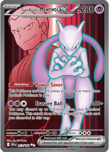 Team Rocket's Mewtwo ex 213/182 - Destined Rivals - Holofoil