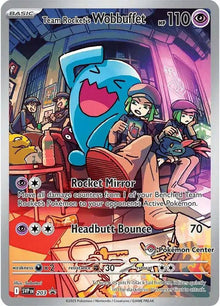 Team Rocket's Wobbuffet (Pokemon Center) 203 - Scarlet & Violet Promo - Holofoil (sealed)