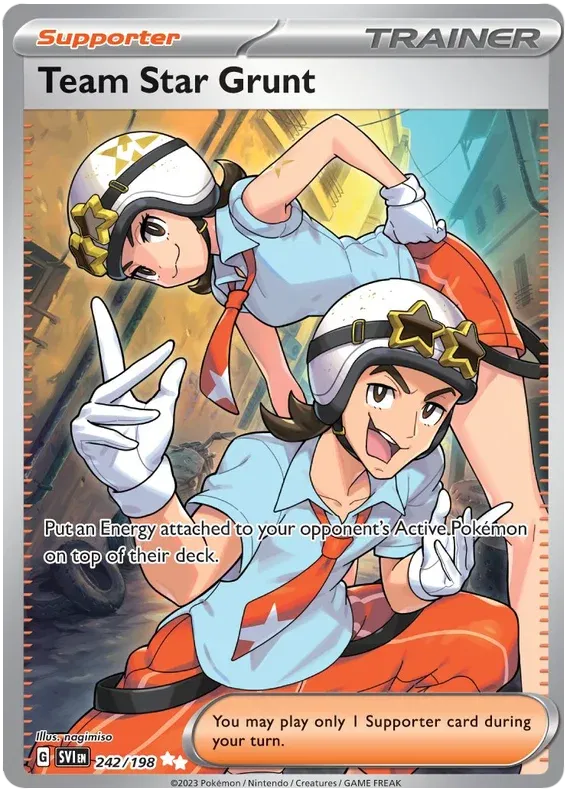 Team Star Grunt 242/198 - Scarlet & Violet - Holofoil