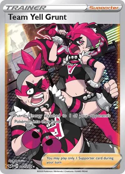 Team Yell Grunt 202/202 - Sword & Shield - Holofoil