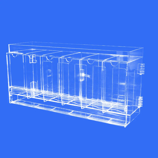 The Acrylic Box - 6- Slot Booster Pack Dispenser