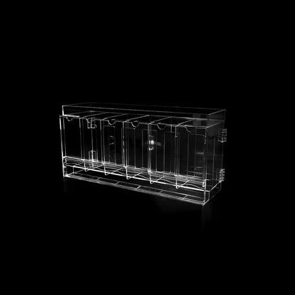 The Acrylic Box - 6- Slot Booster Pack Dispenser achterkant