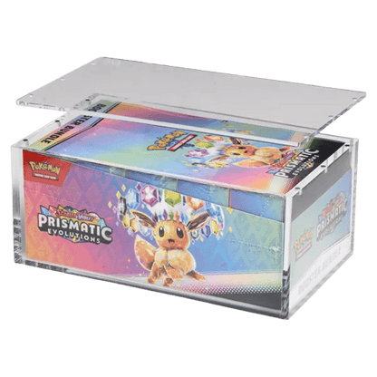 The Acrylic Box - Booster Bundle Display open met box
