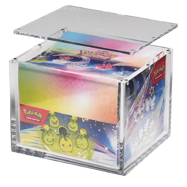 The Acrylic Box - Mini Tin Display Case open met box