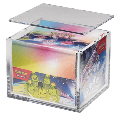 The Acrylic Box - Mini Tin Display Case open met box