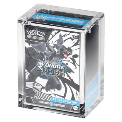 The Acrylic Box – Booster Bundle Pokémon dicht met black bolt booster bundle