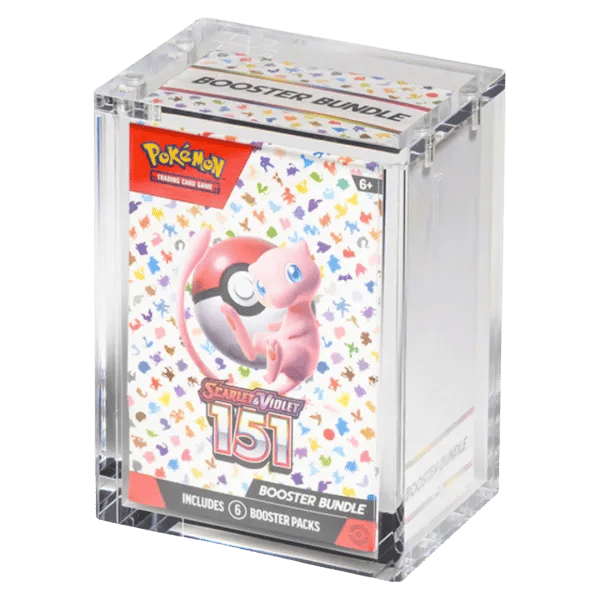 The Acrylic Box – Booster Bundle Pokémon dicht met scarlet & violet 151 booster bundle