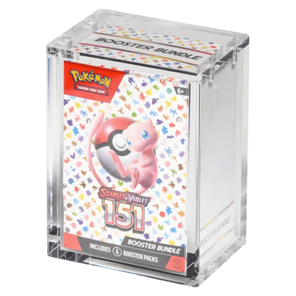 The Acrylic Box – Booster Bundle Pokémon dicht met scarlet & violet 151 booster bundle