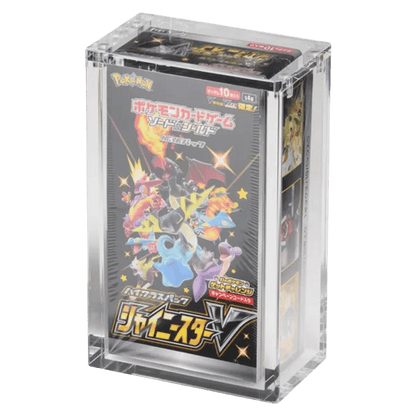 The Acrylic Box – Displaycase voor Japanse Boosterbox (Small) dicht met box