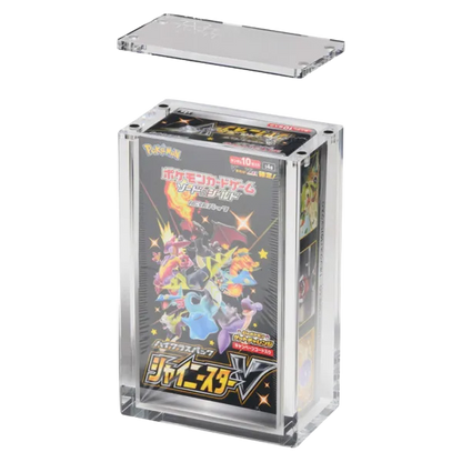 The Acrylic Box – Displaycase voor Japanse Boosterbox (Small) open met box