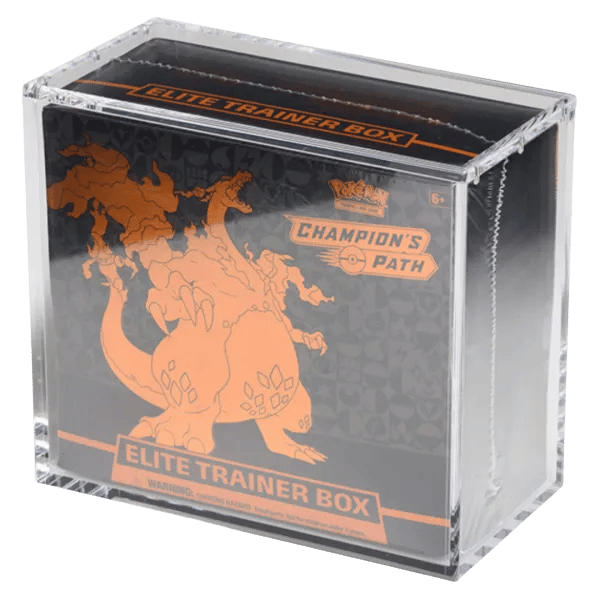 The Acrylic Box – Elite Trainer Box Displaycase dicht met champion's path etb