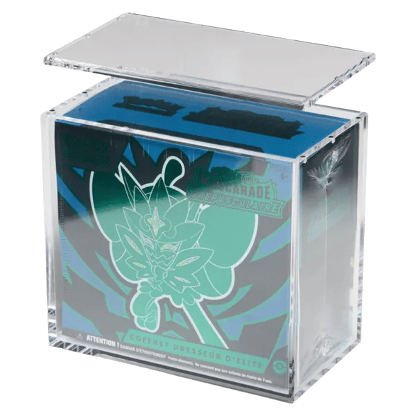 The Acrylic Box – Elite Trainer Box Displaycase open met twilight masquerade etb