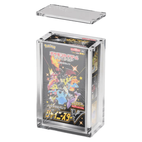 The Acrylic Box - Display Case voor Japanse Booster Box (Small) open met box
