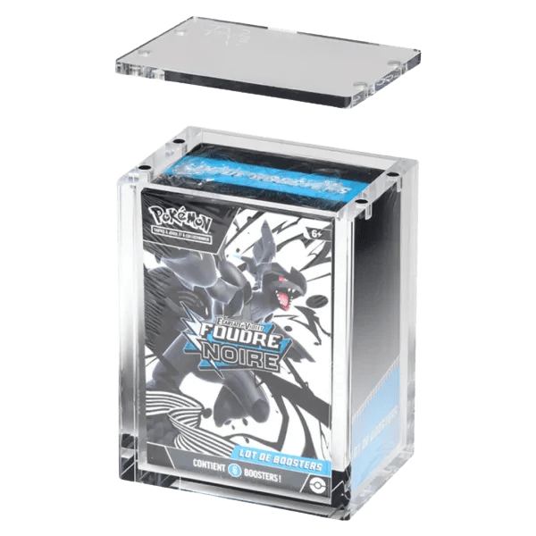 The Acrylic Box - Pokémon Booster Bundle V1 open met black bolt booster bundle