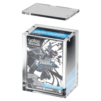 The Acrylic Box - Pokémon Booster Bundle V1 open met black bolt booster bundle