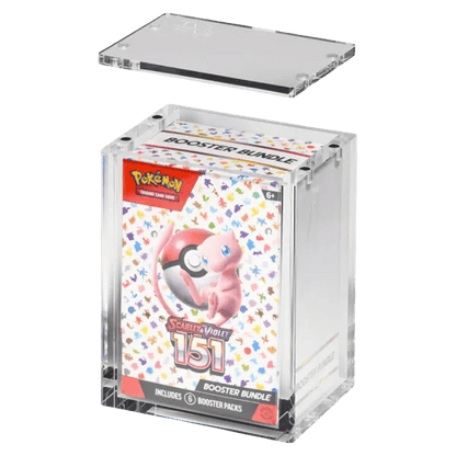 The Acrylic Box - Pokémon Booster Bundle V1 open met scarlet & violet 151 booster bundle