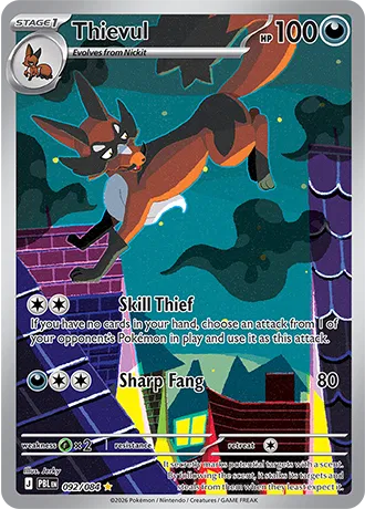 Thievul 092/084 - Pitch Black - Holofoil
