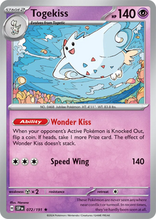 Togekiss  072/191 - Surging Sparks - Holofoil
