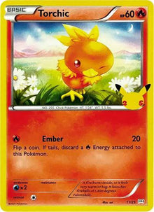 Torchic 11/25 - McDonald's 25th Anniversary Promos - Holofoil