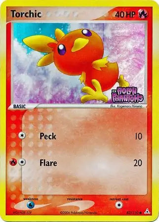 Torchic 83/110 - EX Holon Phantoms - Reverse Holofoil