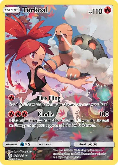 Torkoal 237/236 - Cosmic Eclipse - Holofoil