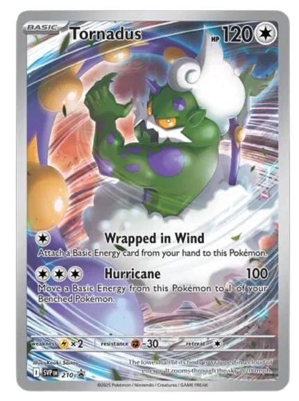 Tornadus 210 - Scarlet & Violet Promo - Cosmos Holo (sealed)