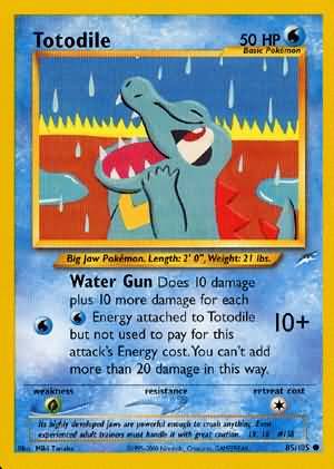 Totodile 85/105 – Neo Destiny (Unbegrenzt) – Normal