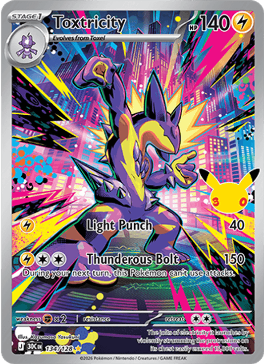 Toxtricity 134/128 - 30th Celebration - Holofoil