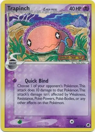 Trapinch (Delta Species) 69/101 - EX Dragon Frontiers - Reverse Holofoil