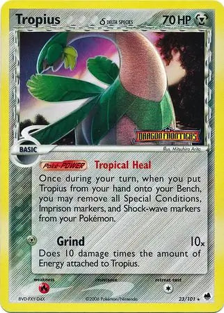 Tropius 23/101 - EX Dragon Frontiers - Reverse Holofoil