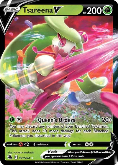Tsareena V 021/264 - Fusion Strike - Holofoil