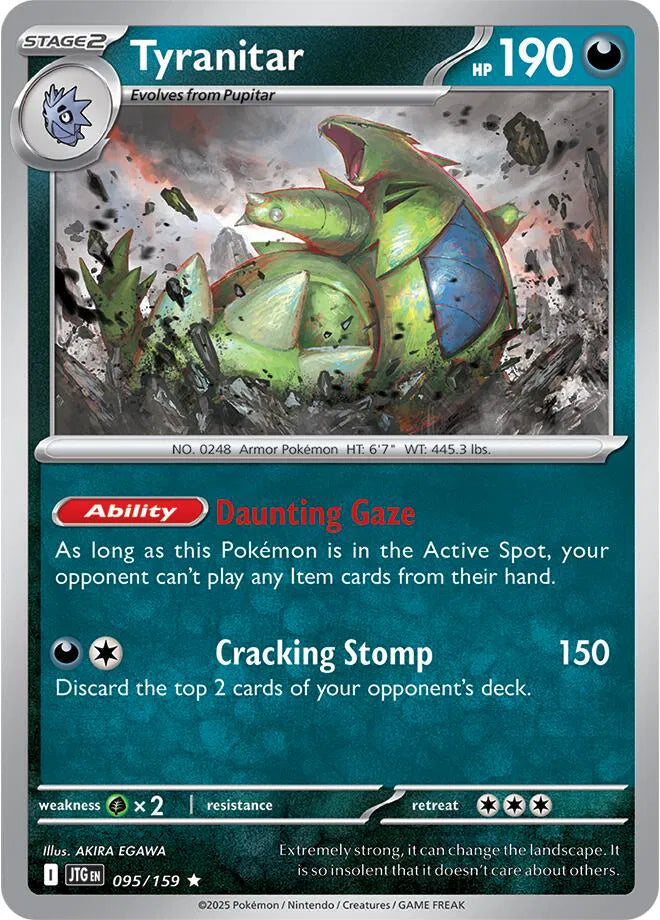 Tyranitar 095/159 - Journey Together - Cosmos Holo