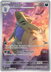 Tyranitar 222/193 - Paldea Evolved - Holofoil