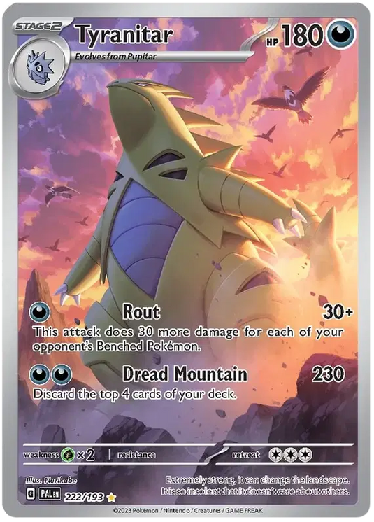 Tyranitar 222/193 - Paldea Evolved - Holofoil